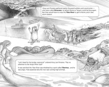 Load image into Gallery viewer, "Horatius at the Bridge," by Macauley/Livy, retold and illustrated by Mike Bolan