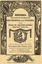 Load image into Gallery viewer, "Don Quixote de La Mancha," by Cervantes, edited by John Bowle.