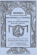 Load image into Gallery viewer, "Don Quixote de La Mancha," by Cervantes, edited by John Bowle.