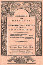 Load image into Gallery viewer, "Don Quixote de La Mancha," by Cervantes, edited by John Bowle.