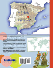 Load image into Gallery viewer, Here is the back cover with a map of Spain.
